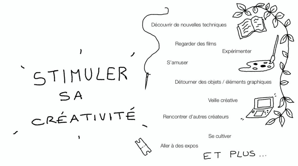 schéma sur stimuler sa créativité